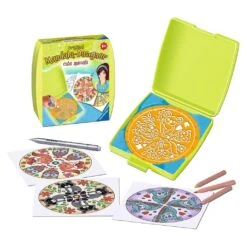 Ravensburger Mandala Designer Mini Cute Animals 29766, Zeichnen Lernen Für Kinder Ab 6 Jahren, Kreatives Zeichen-Set Mit Mandala-Schablone Für Farbenfrohe Mandalas 11 Ravensburger Mandala Designer Mini Cute Animals 29766, Zeichnen Lernen Für Kinder Ab 6 Jahren, Kreatives Zeichen-Set Mit Mandala-Schablone Für Farbenfrohe Mandalas -Ravensburger Geschäft 29766 2