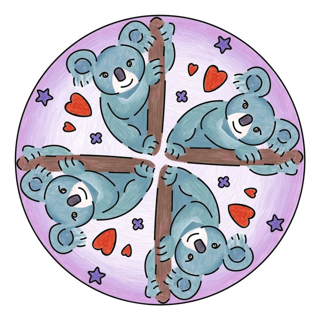 Ravensburger Mandala Designer Mini Cute Animals 29766, Zeichnen Lernen Für Kinder Ab 6 Jahren, Kreatives Zeichen-Set Mit Mandala-Schablone Für Farbenfrohe Mandalas 8 Ravensburger Mandala Designer Mini Cute Animals 29766, Zeichnen Lernen Für Kinder Ab 6 Jahren, Kreatives Zeichen-Set Mit Mandala-Schablone Für Farbenfrohe Mandalas – Bild 6