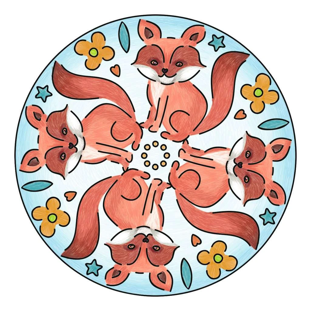 Ravensburger Mandala Designer Mini Cute Animals 29766, Zeichnen Lernen Für Kinder Ab 6 Jahren, Kreatives Zeichen-Set Mit Mandala-Schablone Für Farbenfrohe Mandalas 9 Ravensburger Mandala Designer Mini Cute Animals 29766, Zeichnen Lernen Für Kinder Ab 6 Jahren, Kreatives Zeichen-Set Mit Mandala-Schablone Für Farbenfrohe Mandalas – Bild 7