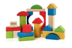 Ravensburger 30114 BRIO Bunte Holzbausteine 25Teile