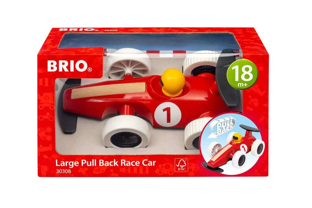 Ravensburger 30308 BRIO Großer Rennwagen Mit Rückziehmotor - Zurückziehen Und Los Geht‘s! - Empfohlen Für Kleinkinder Ab 18 Monaten 4 Ravensburger 30308 BRIO Großer Rennwagen Mit Rückziehmotor - Zurückziehen Und Los Geht‘s! - Empfohlen Für Kleinkinder Ab 18 Monaten – Bild 2