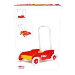 Ravensburger BRIO 31350 Lauflernwagen Rot-Gelb - Klassiker Für Kinder Ab 9 Monaten - Verstellbarer Handgriff Zum Anpassen An Die Größe Des Kindes Und Justierbare Bremse Zum Einstellen Der Rollgeschwindigkeit -Ravensburger Geschäft 63135000 4