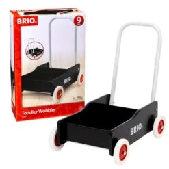 Ravensburger BRIO 31351 Lauflernwagen Schwarz - Klassiker Für Kinder Ab 9 Monaten - Verstellbarer Handgriff Zum Anpassen An Die Größe Des Kindes Und Justierbare Bremse Zum Einstellen Der Rollgeschwindigkeit -Ravensburger Geschäft 63135100 2