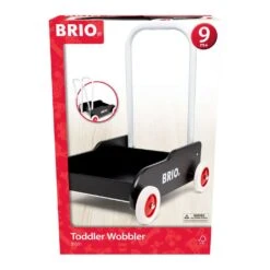 Ravensburger BRIO 31351 Lauflernwagen Schwarz - Klassiker Für Kinder Ab 9 Monaten - Verstellbarer Handgriff Zum Anpassen An Die Größe Des Kindes Und Justierbare Bremse Zum Einstellen Der Rollgeschwindigkeit -Ravensburger Geschäft 63135100 3