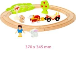 Ravensburger BRIO Disney Princess 32299 Schneewittchen Eisenbahn-Set - Liebevolles Spiel-Set Mit Schneewittchen Und Ihren Tierischen Freunden - Empfohlen Für Kinder Ab 3 Jahren -Ravensburger Geschäft 63229900 3