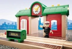 Ravensburger BRIO World 33578 Sprechender Bahnhof – BRIO Eisenbahn Zubehör Mit Aufnahmefunktion – Kleinkinderspielzeug Empfohlen Ab 3 Jahren -Ravensburger Geschäft 63357800 3