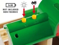 Ravensburger BRIO World 33578 Sprechender Bahnhof – BRIO Eisenbahn Zubehör Mit Aufnahmefunktion – Kleinkinderspielzeug Empfohlen Ab 3 Jahren -Ravensburger Geschäft 63357800 5