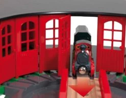 Ravensburger BRIO World 33736 Großer Ringlokschuppen Mit Drehscheibe – Zubehör Für Die BRIO Holzeisenbahn – Kleinkinderspielzeug Empfohlen Ab 3 Jahren -Ravensburger Geschäft 63373600 3