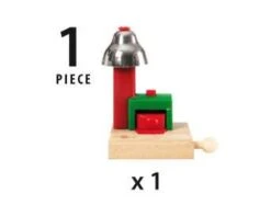 Ravensburger BRIO World 33754 Magnetisches Glockensignal – Eisenbahnzubehör Für Die BRIO Holzeisenbahn – Kleinkinderspielzeug Empfohlen Für Kinder Ab 3 Jahren -Ravensburger Geschäft 63375400 4
