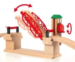 Ravensburger BRIO World 33757 Hebebrücke – Eisenbahnzubehör Für Die BRIO Holzeisenbahn – Kleinkinderspielzeug Empfohlen Für Kinder Ab 3 Jahren -Ravensburger Geschäft 63375700 5