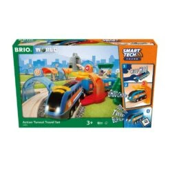 Ravensburger BRIO World 33972 Smart Tech Sound Action Tunnel Reisezug Set – Elektrischer Zug Mit Schienen & Tunnel – Interaktives Spielzeug Empfohlen Ab 3 Jahren -Ravensburger Geschäft 63397200 2