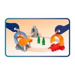 Ravensburger BRIO World 33972 Smart Tech Sound Action Tunnel Reisezug Set – Elektrischer Zug Mit Schienen & Tunnel – Interaktives Spielzeug Empfohlen Ab 3 Jahren -Ravensburger Geschäft 63397200 9