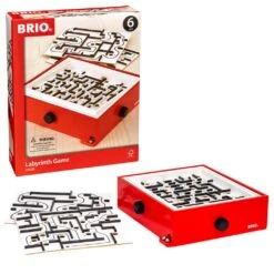 Ravensburger BRIO 34020 Labyrinth Mit Übungsplatten, Rot - Der Schwedische Geschicklichkeits-Klassiker In Drei Verschiedenen Schwierigkeitsstufen - Für Kinder Ab 6 Jahren -Ravensburger Geschäft 63402000 3