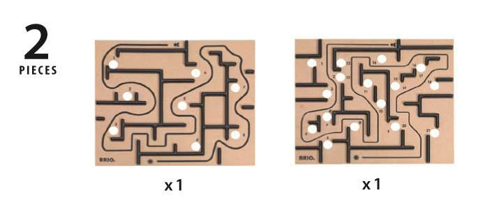 Ravensburger BRIO 34030 Labyrinth Ersatzplatten - Zwei Neue Schwierigkeitsstufen Als Erweiterung Für Das BRIO Labyrinth - Für Kinder Ab 6 Jahren 5 Ravensburger BRIO 34030 Labyrinth Ersatzplatten - Zwei Neue Schwierigkeitsstufen Als Erweiterung Für Das BRIO Labyrinth - Für Kinder Ab 6 Jahren – Bild 3