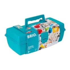 Ravensburger BRIO Builder 34586 Box 49 Tlg. - Das Kreative Konstruktionsspielzeug Aus Schweden - Einsteiger-Set Im Praktischen Werkzeugkoffer - Für Kinder Ab 3 Jahren -Ravensburger Geschäft 63458600 2