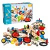 Ravensburger BRIO Builder 34587 Box 136 Tlg. - Das Kreative Konstruktionsspielzeug Aus Schweden - Der Ideale Einstieg In Die Welt Des Bauens Und Bastelns - Für Kinder Ab 3 Jahren -Ravensburger Geschäft 63458700