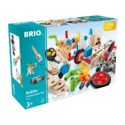 Ravensburger BRIO Builder 34587 Box 136 Tlg. - Das Kreative Konstruktionsspielzeug Aus Schweden - Der Ideale Einstieg In Die Welt Des Bauens Und Bastelns - Für Kinder Ab 3 Jahren -Ravensburger Geschäft 63458700 2