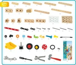 Ravensburger BRIO Builder 34589 Kindergartenset 270 Tlg. - Konstruktionsspielzeug Aus Schweden – Mega-Komplettset Mit Zahlreichen Bauelementen Und Werkzeug Für Unendlichen Spielspaß - Für Kinder Ab 3 Jahren -Ravensburger Geschäft 63458900 5