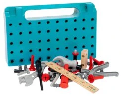 Ravensburger BRIO Builder 34596 Werkbank-Koffer - Einstiegs-Set Für Kleine Handwerker Mit Hammer, Schraubenzieher Sowie Vielen Schrauben, Muttern Und Weiteren Spielelementen - Empfohlen Für Kinder Ab 3 Jahren -Ravensburger Geschäft 63459600 4