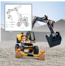 Ravensburger BRIO Builder 34597 Volvo Baufahrzeuge-Box - Frontlader, Bagger Und Muldenkipper - Inklusive Lichtmodulen Und Werkzeug, Empfohlen Für Kinder Ab 3 Jahren -Ravensburger Geschäft 63459700 10