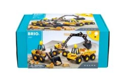 Ravensburger BRIO Builder 34597 Volvo Baufahrzeuge-Box - Frontlader, Bagger Und Muldenkipper - Inklusive Lichtmodulen Und Werkzeug, Empfohlen Für Kinder Ab 3 Jahren -Ravensburger Geschäft 63459700 2