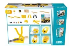 Ravensburger BRIO Builder 34599 Volvo Muldenkipper - Starkes Baufahrzeug Mit Kippbarer Ladefläche, Knicklenkung Und Lichtmodul - Empfohlen Für Kinder Ab 3 Jahren -Ravensburger Geschäft 63459900 2