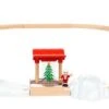 Ravensburger BRIO World 36014 Batterie-Dampflok Weihnachts-Set - Aus Dem Schornstein Der Lokomotive Strömt Kalter Wasserdampf - Großes Schienenlayout Für Eine Rundtour Um Den Weihnachtsbaum, Empfohlen Ab 3 Jahren