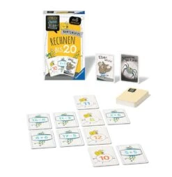 Ravensburger 80349 - Lernen Lachen Selbermachen: Rechnen Bis 20, Kinderspiel Ab 6 Jahren, Lernspiel Für 1-5 Spieler, Kartenspiel, Mathematik -Ravensburger Geschäft 80349 2