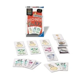 Ravensburger 80660 - Lernen Lachen Selbermachen: Rechnen Bis 100, Kinderspiel Ab 7 Jahren, Lernspiel Für 1-5 Spieler, Kartenspiel -Ravensburger Geschäft 80660 2