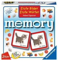 Ravensburger Kinderspiele, 88688 Erste Bilder - Erste Wörter Memory®, Mit Motiven Aus Dem Kinderbuch Bestseller Von Helmut Spannner, Spielzeug Ab 2 Jahren